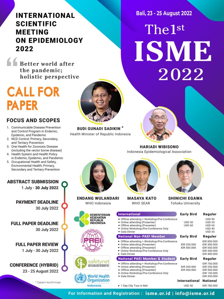 International Scientific Meeting on Epidemiology
